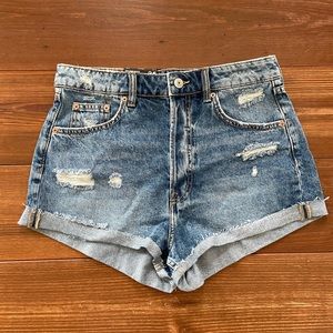 H&M Divided high waist shorts size 8 NWT